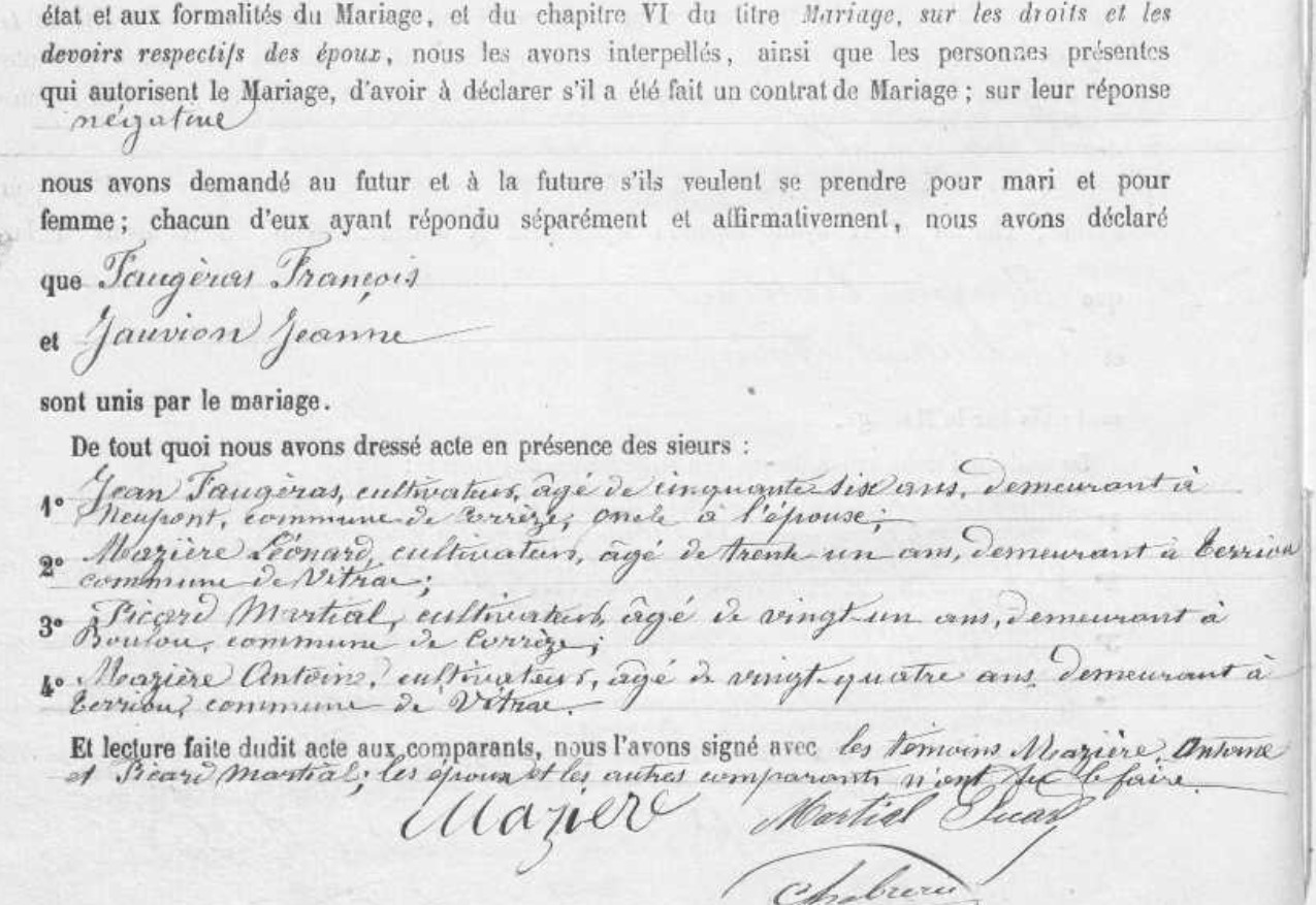 Mariage Faugeras Francois - Jauvion Jeanne 13_03_1880 -2.jpg